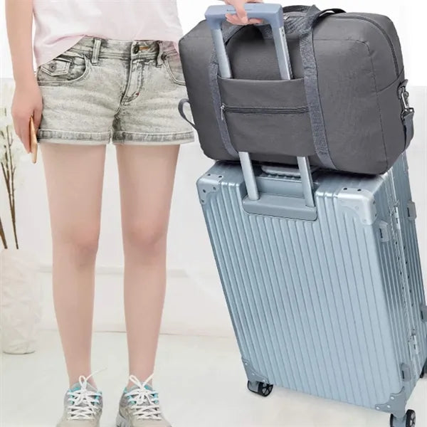 40L Foldable Travel Duffel Bag W/ Luggage Sleeve