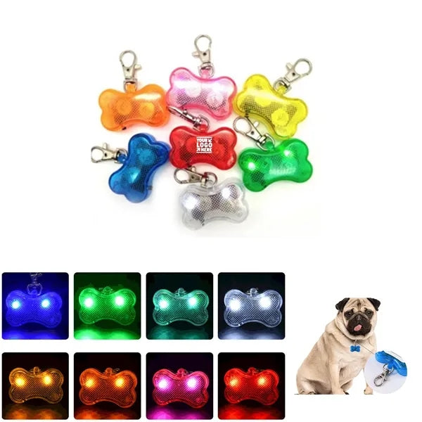 Glow-in-the-Dark LED Pet Tag Pendant