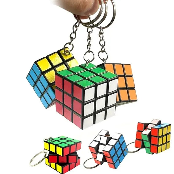 Fun Mini Cube With Keychain