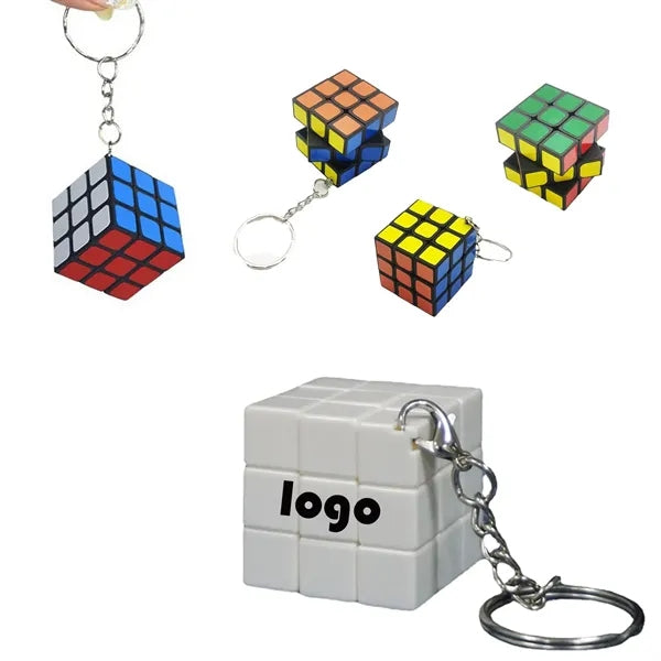 Fun Mini Cube With Keychain