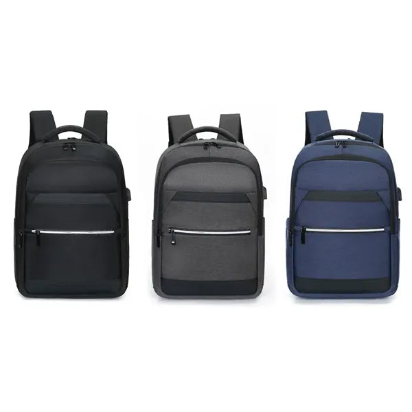 40L Durable Business Backpack W/ Zippered Front Pocket