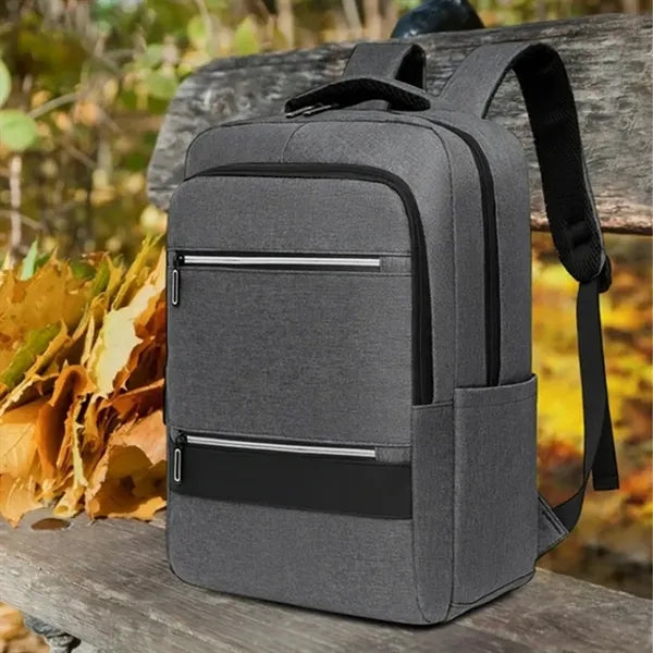 40L Durable Business Backpack W/ Zippered Front Pocket