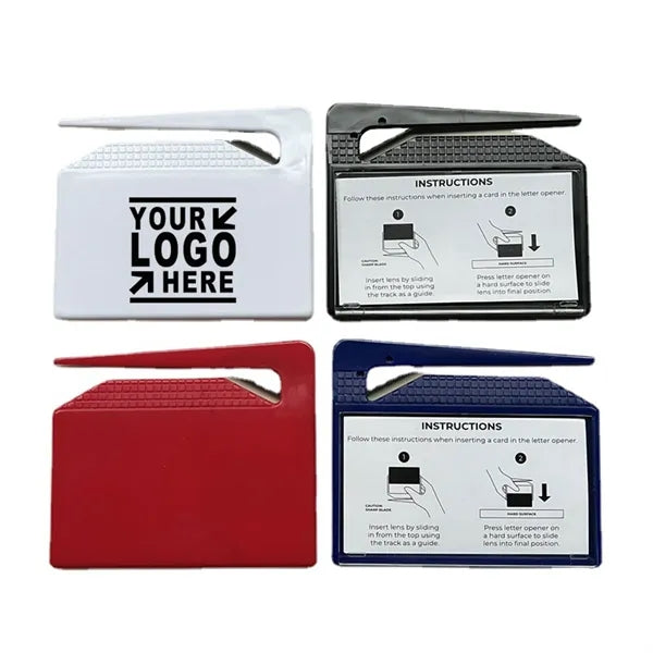 Letter Openers with Business Card Insert