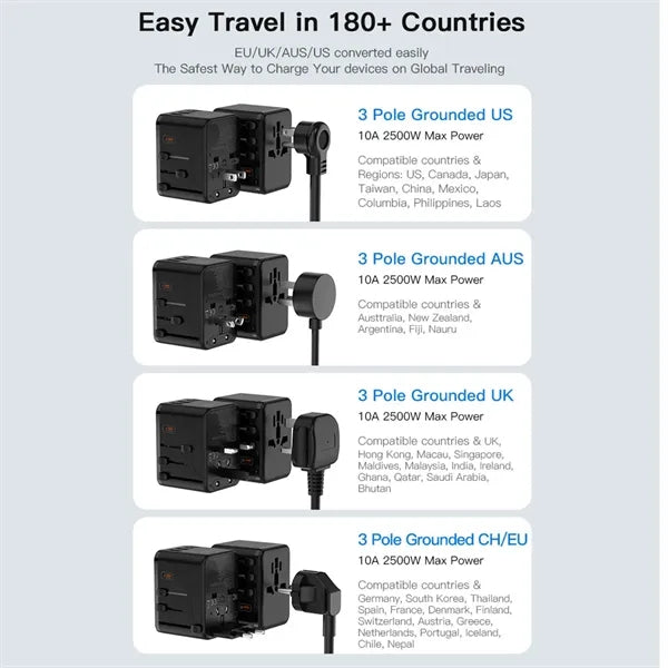 Universal International Travel Power Adapter