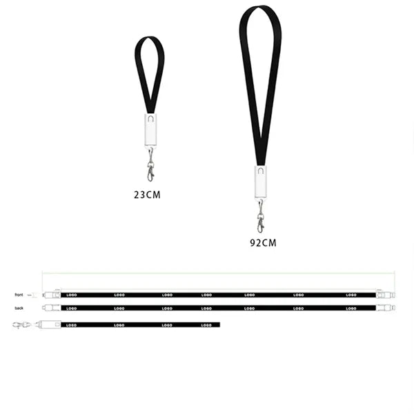 6 in 1 USB Lanyard Charging Cable