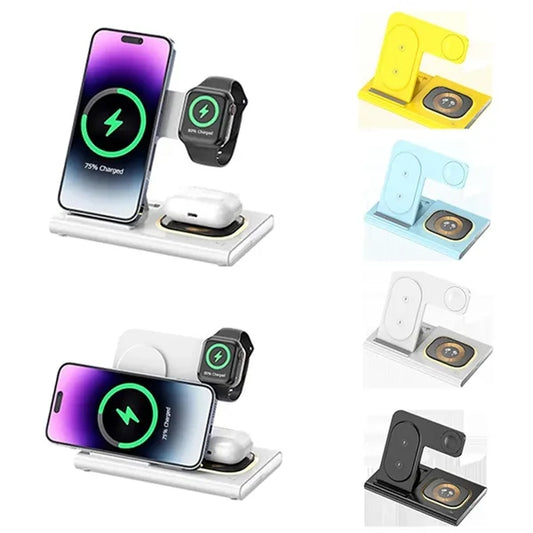 Foldable 4 in 1 Wireless Charger