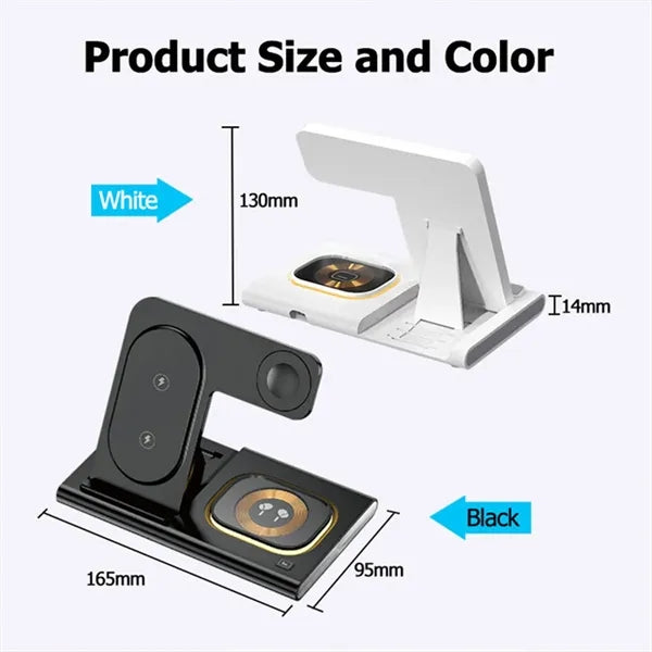 Foldable 4 in 1 Wireless Charger