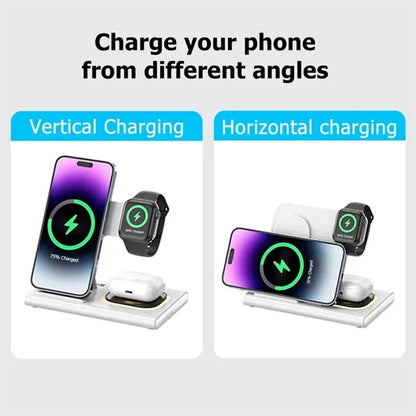 Foldable 4 in 1 Wireless Charger
