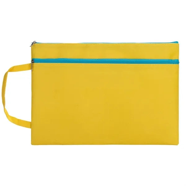 Oxford Fabric A4 File Zipper Bag Document Pouch