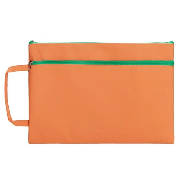 Oxford Fabric A4 File Zipper Bag Document Pouch