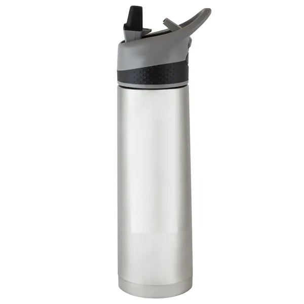18 oz. Double Wall Stainless Steel Bottles W/ Straw Lid