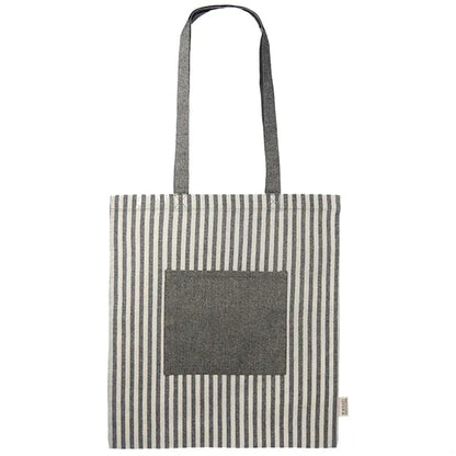 Eco-Friendly Striped Recycled Cotton Tote bags
