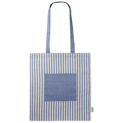 Eco-Friendly Striped Recycled Cotton Tote bags