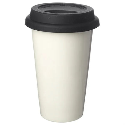 11 oz. Double Wall Ceramic Custom Tumblers W/ Lid