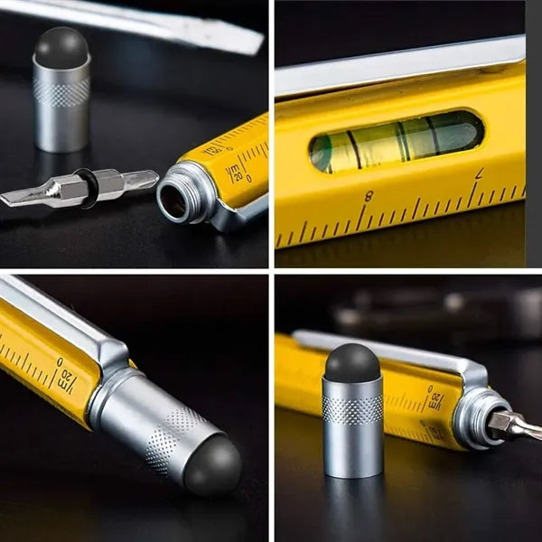 Qnote 6 in 1 Multi Functional Engineer Tool Pen
