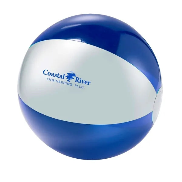Translucent 16" Two Tone Beach Ball