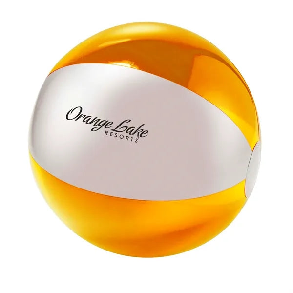 Translucent 16" Two Tone Beach Ball