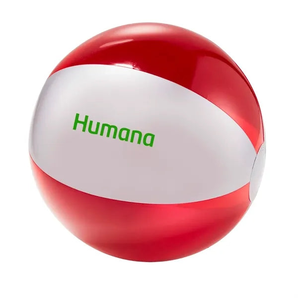 Translucent 16" Two Tone Beach Ball
