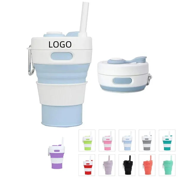 15oz Silicone Collapsible Travel Mug