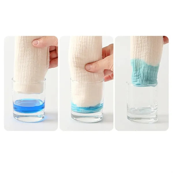 Cotton Muslin Absorbent Bandana Bib for Baby Boys and Girls