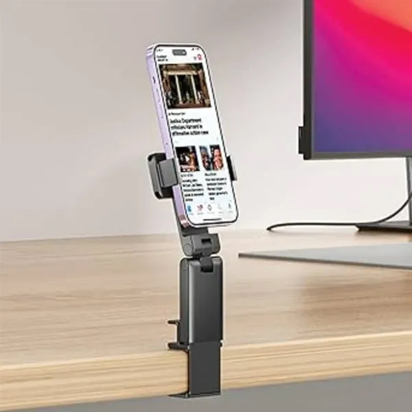 Foldable Adjustable Phone Stand for Desktop Vertical Use