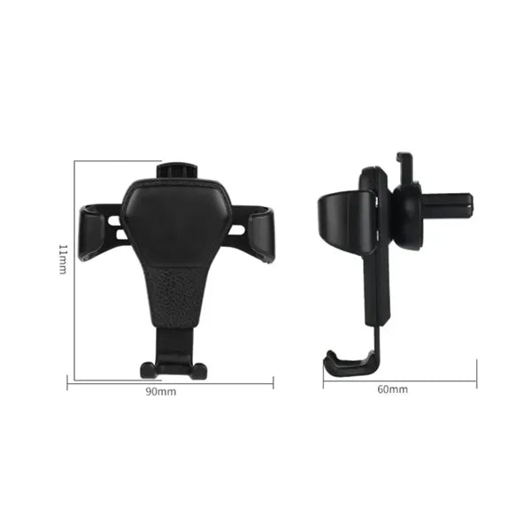 Gravity Car Phone Holder for Air Vent with Auto Lock Design