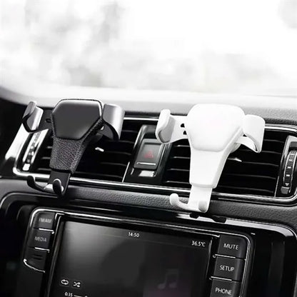 Gravity Car Phone Holder for Air Vent with Auto Lock Design
