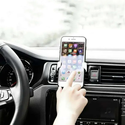 Gravity Car Phone Holder for Air Vent with Auto Lock Design