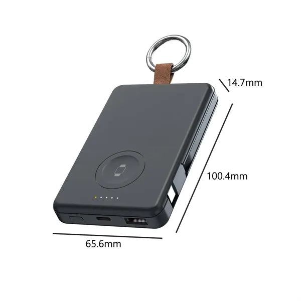 3-in-1 Wireless Power Bank Customizable Luminous Logo