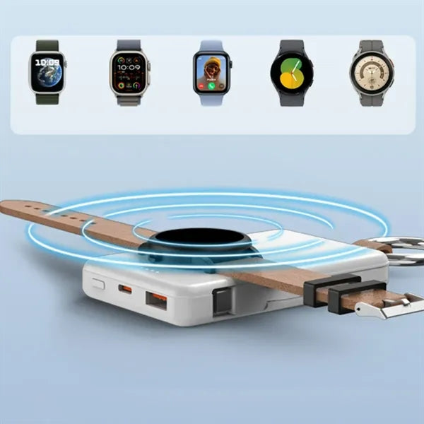 3-in-1 Wireless Power Bank Customizable Luminous Logo