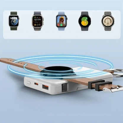 3-in-1 Wireless Power Bank Customizable Luminous Logo