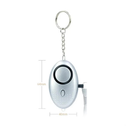 Personal Safety Alarm Keychain W/ Loud Siren and LED Light