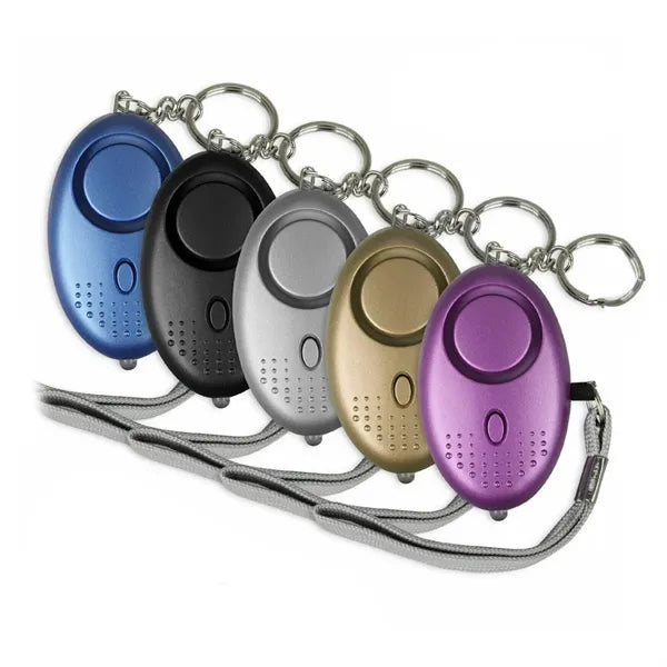 Personal Safety Alarm Keychain W/ Loud Siren and LED Light