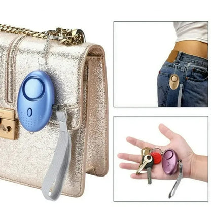 Personal Safety Alarm Keychain W/ Loud Siren and LED Light