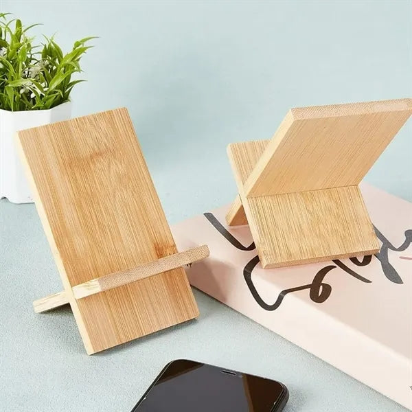 Detachable Bamboo Phone Stand for Desk Holder