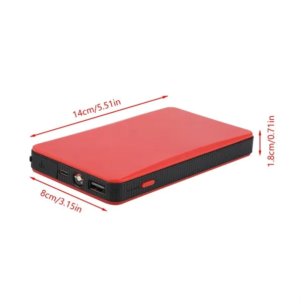 Portable Car Jump Starter Power Bank with Multi-Cable Set