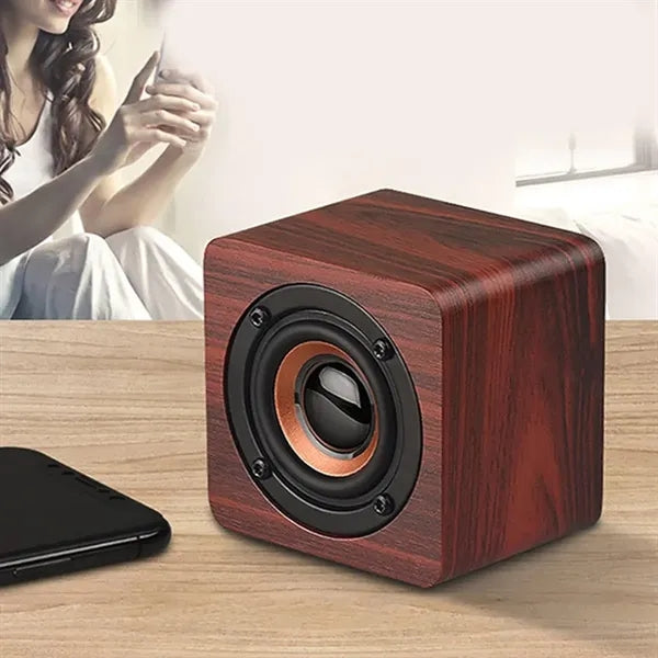 Mini Wooden Retro Portable BT Wireless Speaker