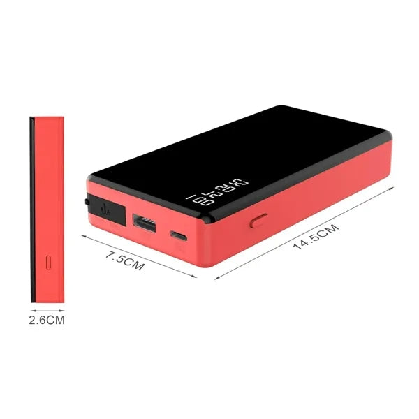 Portable Car Jump Starter W/ Digital Display Power Bank