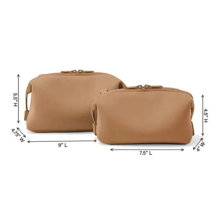 4L Sleek Neoprene Makeup Pouch W/ Zipper Closure