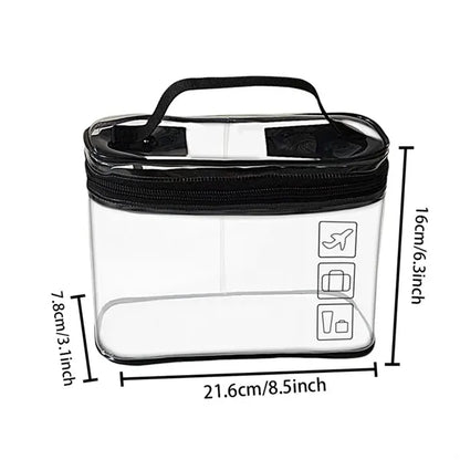 3L PVC Transparent Travel Organizer Bag with Handle