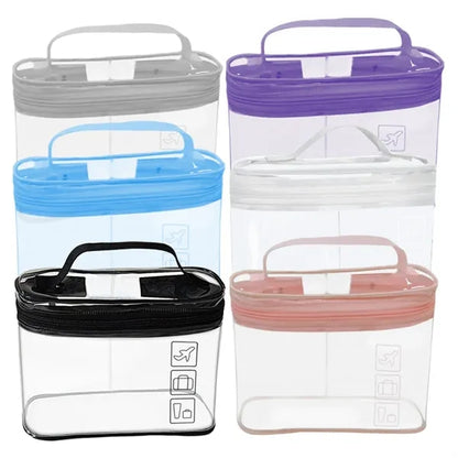 3L PVC Transparent Travel Organizer Bag with Handle