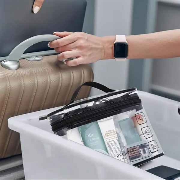 3L PVC Transparent Travel Organizer Bag with Handle