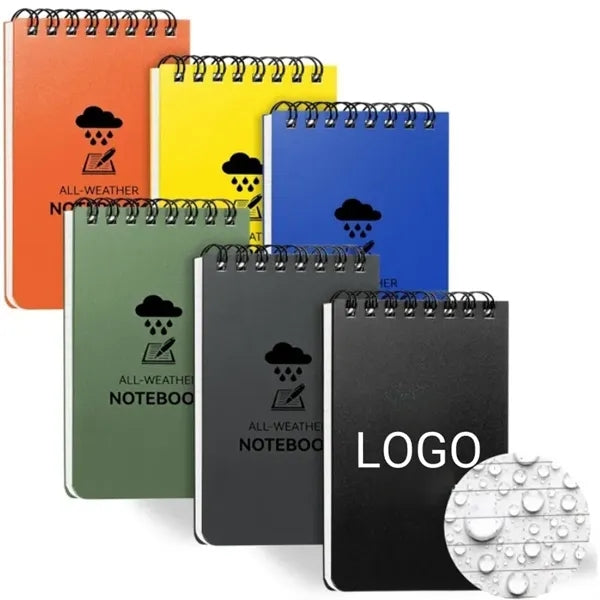 Waterproof Notebook Top-Spiral Weatherproof NotePad
