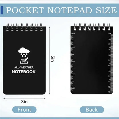 Waterproof Notebook Top-Spiral Weatherproof NotePad