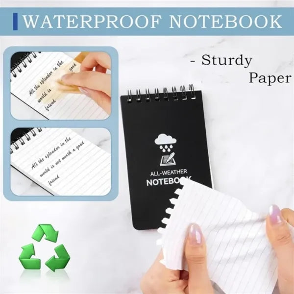 Waterproof Notebook Top-Spiral Weatherproof NotePad