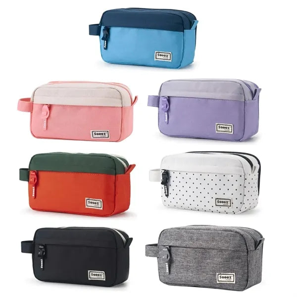 2.5L Cosmetic Organizer Bag W/ Zipper Closure