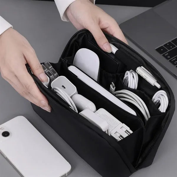 Compact Organizer Bag for Data Cables