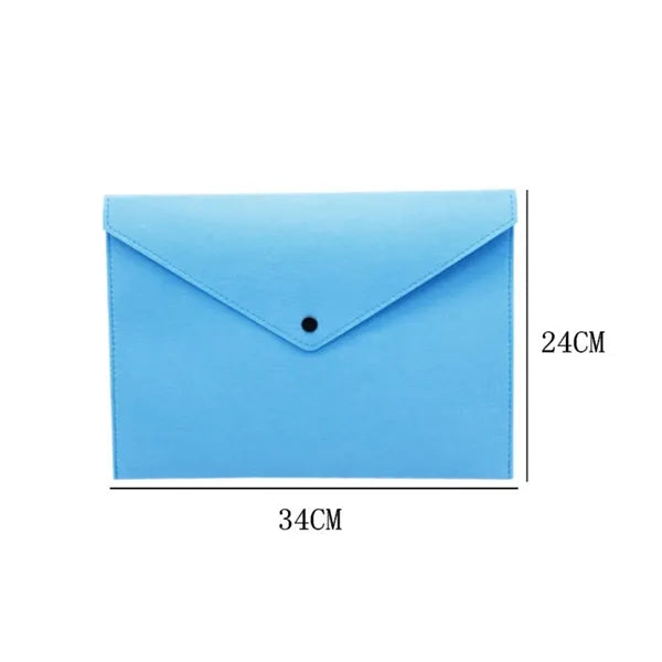 Portable A4 Office Storage Envelopes Felt File  Folders
