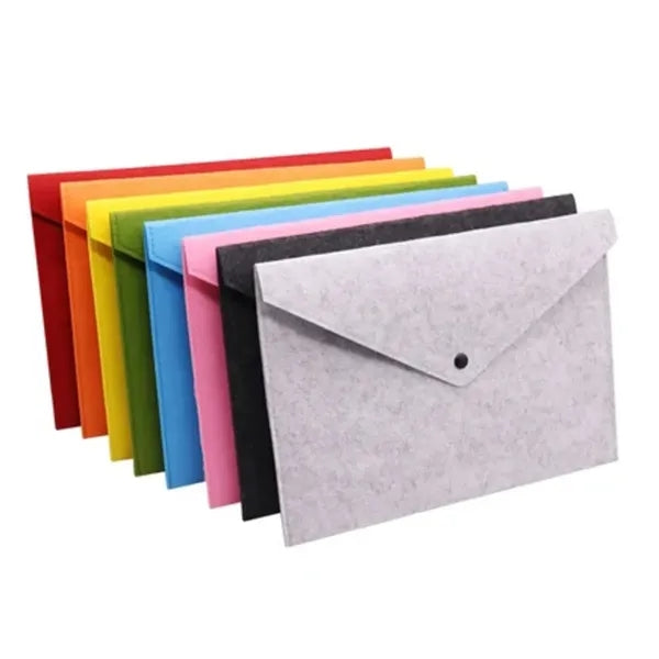 Portable A4 Office Storage Envelopes Felt File  Folders