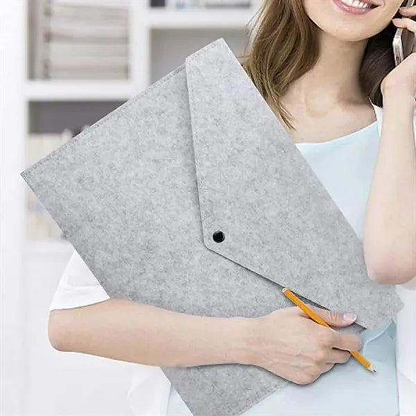 Portable A4 Office Storage Envelopes Felt File  Folders